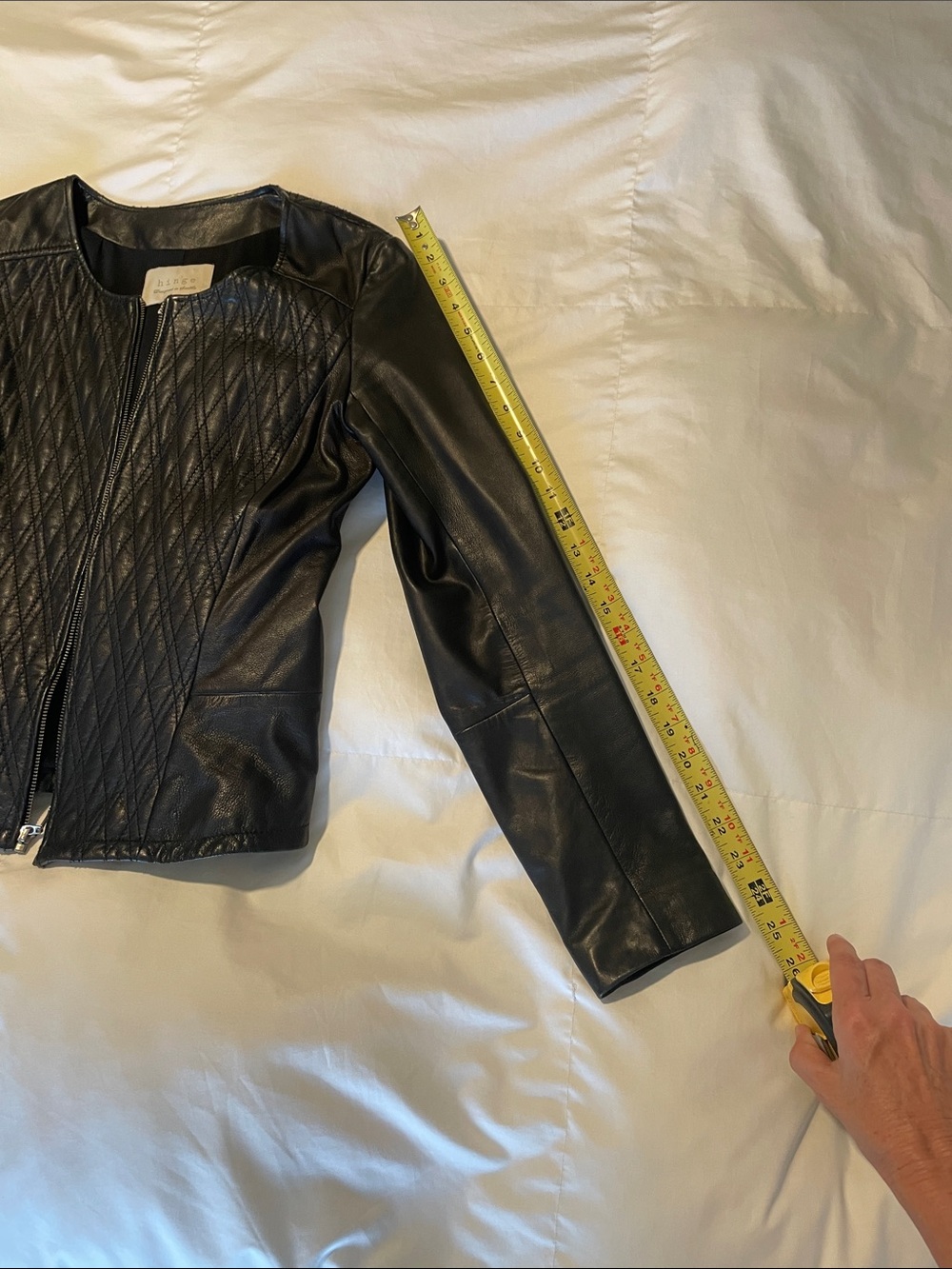 Hinge leather jacket - Picture 4 of 7